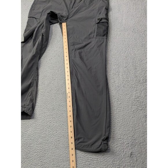 Royal Robbins Merced Pants 36x32 Active Fit Cargo Belted Hiking Gray - Picture 7 of 14